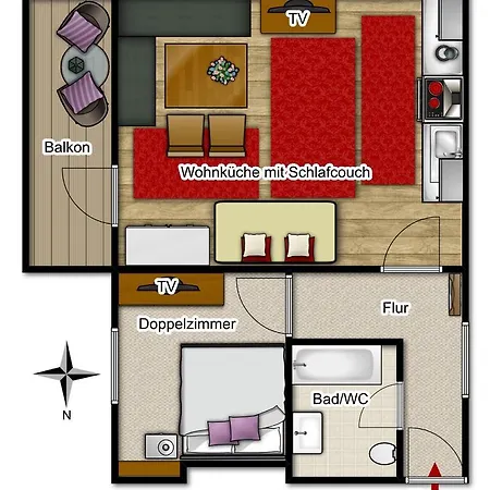 Appartement Am Martinsplatz